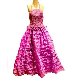 Elegant Lavender Sequin Dress